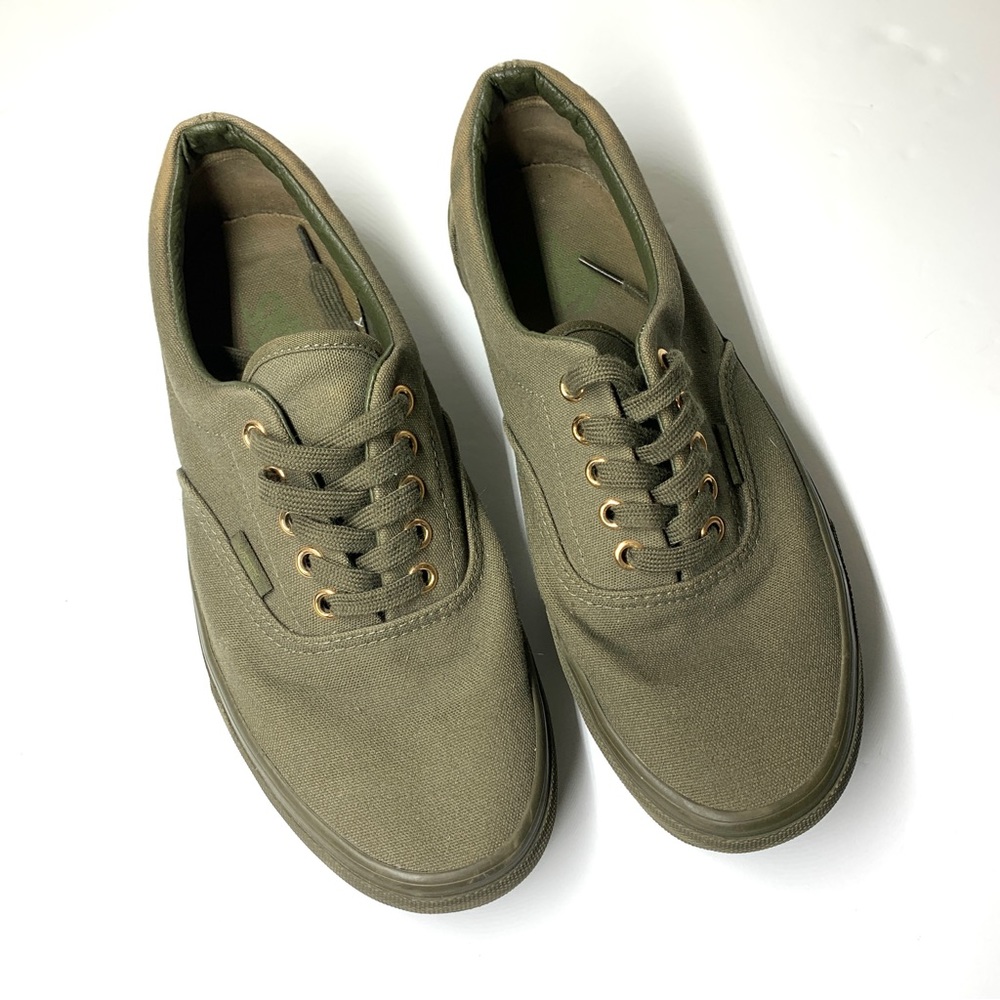 Vans Old Skool Mono Green Skate Sneakers